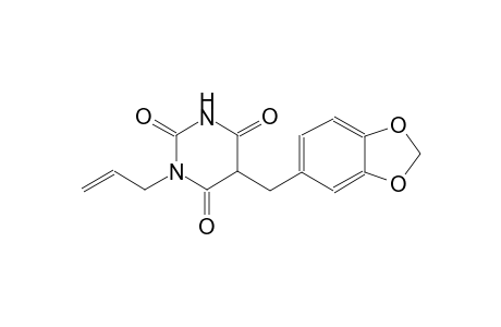 1-allyl-5-(1,3-benzodioxol-5-ylmethyl)-2,4,6(1H,3H,5H)-pyrimidinetrione