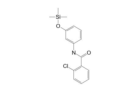 2-Chloro-N-(3-hydroxyphenyl)benzamide, tms derivative