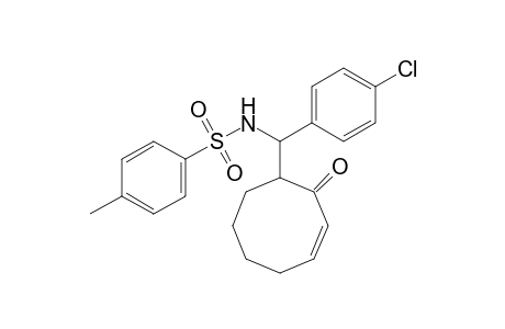 anti-4-Methyl-N-[(4-chlorophenyl)(2-oxocyclooct-3-enyl)methyl]benzenesulfonamide