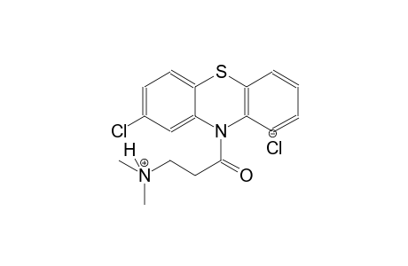 10H-phenothiazine-10-propanaminium, 2-chloro-N,N-dimethyl-gamma-oxo-, chloride