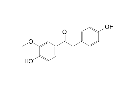 1-(3-methoxy-4-hydroxyphenyl)-2-(4-hydroxyphenyl)-ethanone