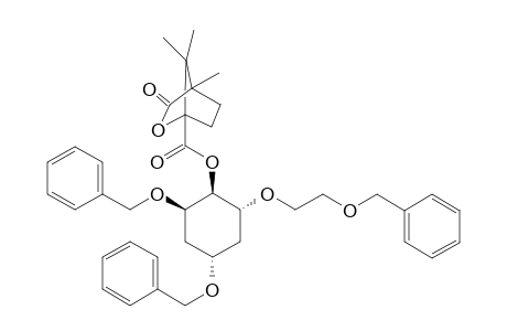 (+)-(1R,2R,4R,6R)-2,4-di-o-benzyl-6-o-(2-benzyloxyethyl)-1-o-[(1S,4R)-camphanoyl]cyclohexane-1,2,4,6-tetraol