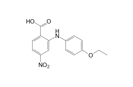 N-(p-ethoxyphenyl)-4-nitroanthranilic acid