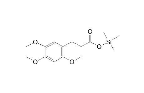 2,4,5-Trimethoxydihydrocinnamic acid, tms