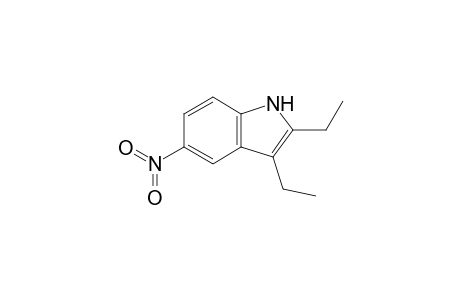 5-Nitro-2,3-diethylindole