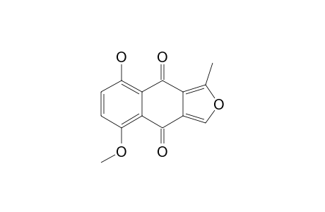 5-HYDROXY-8-METHOXY-3-METHYLNAPHTHO-[2,3-C]-FURAN-4,9-DIONE