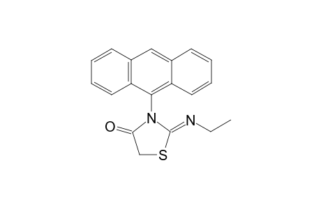 3-Anthracen-9-yl-2-[(Z)-ethylimino]-thiazolidin-4-one