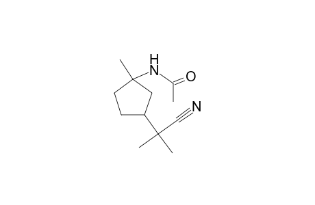 N-[3-(1-cyano-1-methylethyl)-1-methylcyclopentyl]acetamide