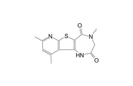 4,8,10-trimethyl-3,4-dihydro-1H-pyrido[3',2':4,5]thieno[3,2-e][1,4]diazepine-2,5-dione