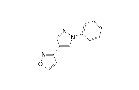 3-(1-phenyl-1H-pyrazol-4-yl)isoxazole