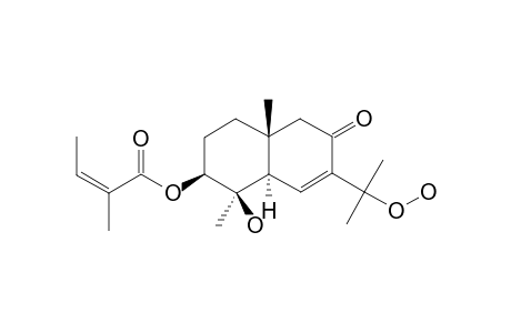 PLUCHECIN;3-BETA-ANGELOXY-4-BETA-HYDROXY-11-HYDROPEROXY-6,7-DEHYDROEUDESMAN-8-ONE