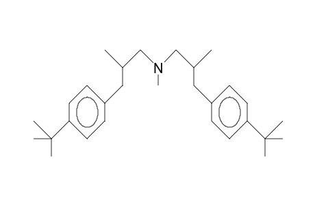 Benzenepropanamine, 4-(1,1-dimethylethyl)-N-[3-[4-(1,1-dimethylethyl)phenyl]-2-methylpropyl]-N,.beta.-dimethyl-