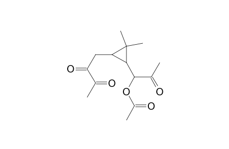 2,3-Butanedione, 1-[3-[1-(acetyloxy)-2-oxopropyl]-2,2-dimethylcyclopropyl]-
