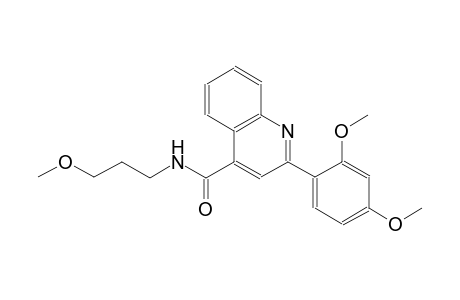 2-(2,4-dimethoxyphenyl)-N-(3-methoxypropyl)-4-quinolinecarboxamide