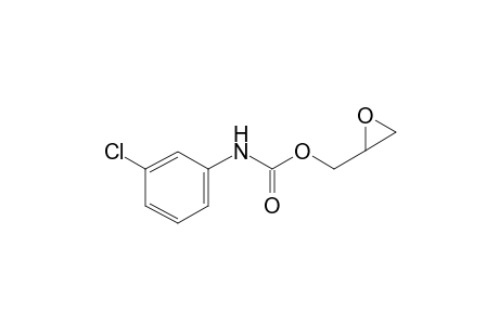 2-Oxiranylmethyl 3-chlorophenylcarbamate