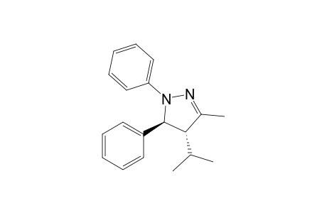 trans-4-Isopropyl-3-methyl-1,5-diphenyl-4,5-dihydro-1H-pyrazole