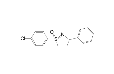 1-(4-Chlorophenyl)-3-phenyl-4,5-dihydro-3H-isothiazole 1-oxide