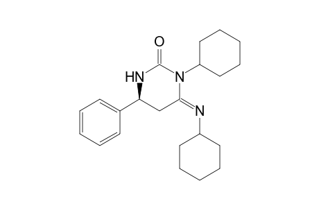 (S)-3-Cyclohexyl-4-(N-cyclohexylimino)-6-phenyl-tetrahydropyrimidin-2-one
