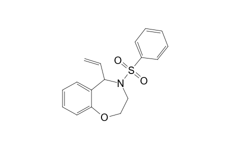 4-(benzenesulfonyl)-5-ethenyl-3,5-dihydro-2H-1,4-benzoxazepine