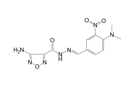 4-Amino-N'-((E)-[4-(dimethylamino)-3-nitrophenyl]methylidene)-1,2,5-oxadiazole-3-carbohydrazide