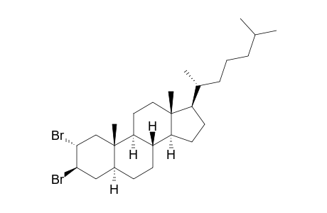 2a,3b-Dibromo-5a-cholestane