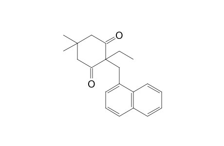 5,5-dimethyl-2-ethyl-2-(1-naphthylmethyl)-1,3-cyclohexanedione