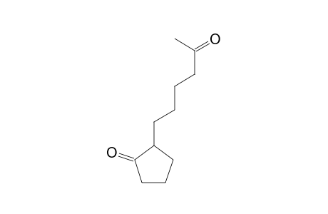 Cyclopentanone, 2-(5-oxohexyl)-