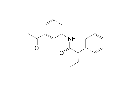 N-(3-acetylphenyl)-2-phenylbutanamide