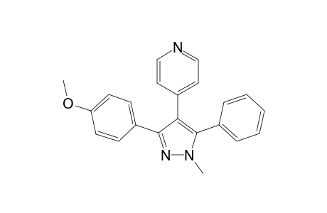 4-(3-(4-Methoxyphenyl)-1-methyl-5-phenyl-1H-pyrazol-4-yl)pyridine
