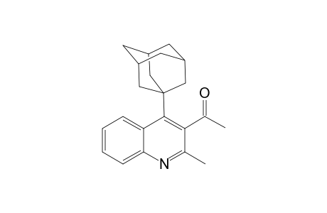 1-[2-Methyl-4-(tricyclo[3.3.1.1(3,7)]dec-1-yl)quinolin-3-yl]ethanone