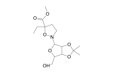 5-Isoxazolecarboxylic acid, 5-ethyl-2-[6-(hydromethyl)-2,2-dimethylperhydrofuro[3,4-d][1,3]dioxol-4-yl]tetrahydro-, methyl ester