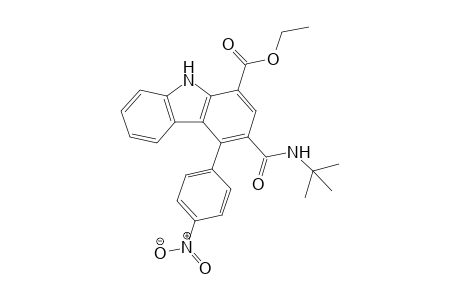 3-{[(1,1-Dimethylethyl)amino]carbonyl}-4-(4-nitrophenyl)-9H-carbazole-1-carboxylic acid ethyl ester