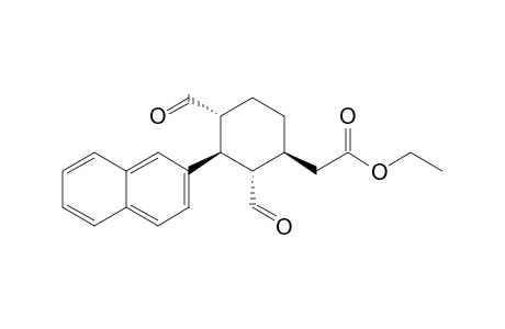 Ethyl[(1S,2S,3S,4R)-2,4-Diformyl-3-(2-naphthyl)cyclohexyl]acetate