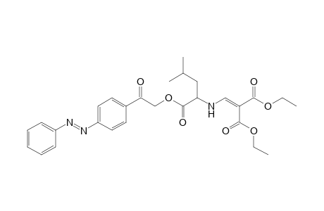 [4'-(Phenylazo)phenacyl] N-{[2,2-bis(ethoxycarbonyl)vinylamino](isobutyl)methyl}carboxylate