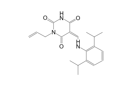 (5Z)-1-allyl-5-[(2,6-diisopropylanilino)methylene]-2,4,6(1H,3H,5H)-pyrimidinetrione