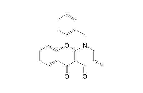 4-Oxo-2-[benzyl(prop-2'-enyl)amino]-4H-[1]-benzopyran-3-carboxaldehyde
