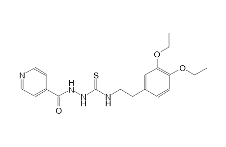 N-[2-(3,4-diethoxyphenyl)ethyl]-2-isonicotinoylhydrazinecarbothioamide