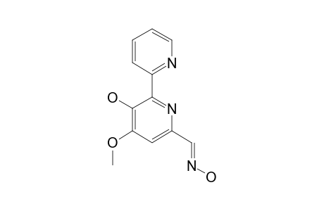 CAERULOMYCIN-B;(E)-3-HYDROXY-4-METHOXY-2,2'-BIPYRIDINE-6-CARBOXALDEHYDE-OXIME