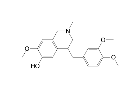 4-[(3,4-dimethoxyphenyl)methyl]-7-methoxy-2-methyl-3,4-dihydro-1H-isoquinolin-6-ol