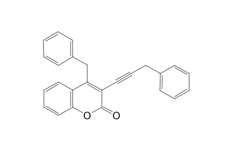 4-Benzyl-3-(2'-benzylethynyl)coumarin