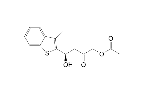 Acetic acid (R)-4-(3-methyl-benzo[b]thiophen-2-yl)-4-hydroxy-2-oxo-butyl ester