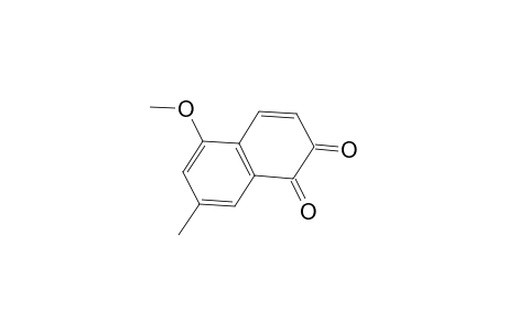 1,2-Naphthoquinone, 5-methoxy-7-methyl-