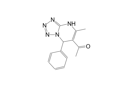 ethanone, 1-(4,7-dihydro-5-methyl-7-phenyltetrazolo[1,5-a]pyrimidin-6-yl)-