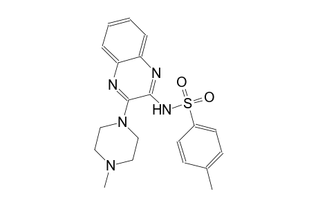 benzenesulfonamide, 4-methyl-N-[3-(4-methyl-1-piperazinyl)-2-quinoxalinyl]-