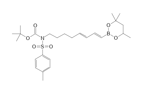 Tert-Butyl N-tosyl-[(5E,7E)-8-(4,4,6-trimethyl-1,3,2-dioxaborinan-2-yl)octa-5,7-dien-1-yl]-carbamate