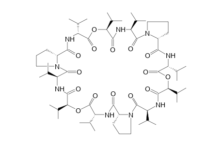 CYCLO[-(D-VAL-L-PRO-L-VAL-D-HYI)3-]