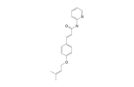 (E)-N-(PYRIDIN-2-YL)-3-[4-(3-METHYLBUT-2-ENYLOXY)-PHENYL]-PROP-2-ENAMIDE