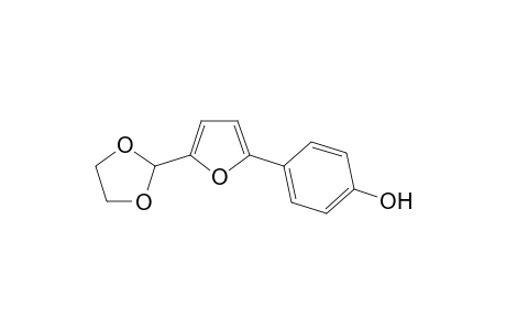 4-(5-(1,3-Dioxolan-2-yl)furan-2-yl)phenol