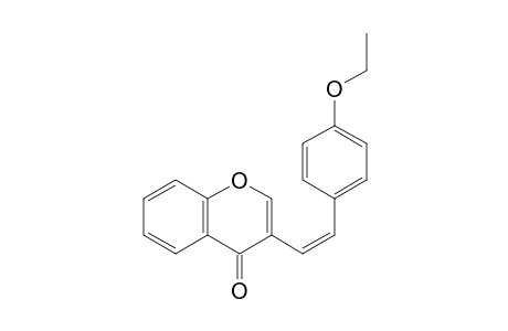 3-[(Z)-2-(4-ethoxyphenyl)ethenyl]-1-benzopyran-4-one