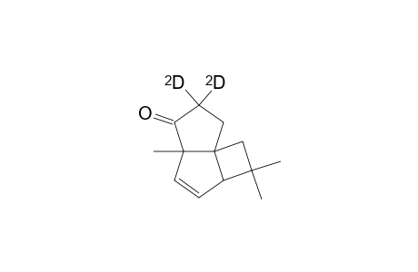 9,9-Dideuterio-3,3,7-trimethyltricyclo[5.3.0.0(1,4)]dec-5-en-8-one